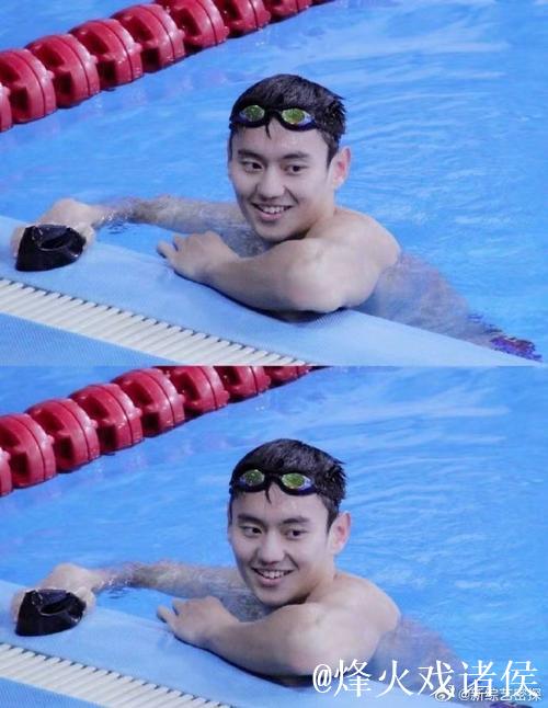 宁泽涛迷上了垂钓生活